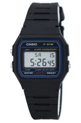 Casio Classic F-91W-1SDG F91W-1SDG Chronograph Men's Watch