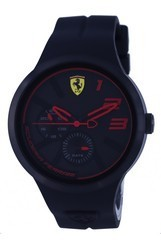 Ferrari Scuderia Analog Silicon Black Dial Quartz F0830394 Men\'s Watch