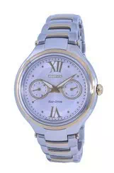 Citizen Silver Dial Stainless Steel Eco-Drive FD4005-57A Women\'s Watch