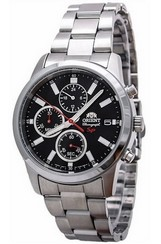 Orient SP Chronograph Black Dial Quartz FKU00002B0 Men\'s Watch