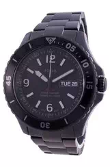 Fossil FB-02 Black Dial Stainless Steel Quartz FS5688 100M Men's Watch