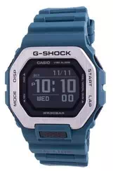 Relógio masculino Casio G-Shock G-Lide Quartz GBX-100-2 GBX100-2 200M com hora mundial
