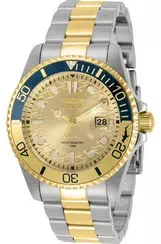 Relógio masculino Invicta Pro Diver Gold Tone Dial Quartz 30948 100M