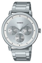 Casio Analog Silver Dial Stainless Steel MTP-B305D-7E MTPB305D-7 Men's Watch