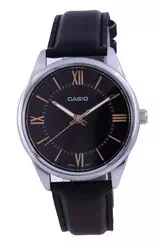 Casio Black Dial Stainless Steel Analog Quartz MTP-V005L-1B5 MTPV005L-1 Men\'s Watch