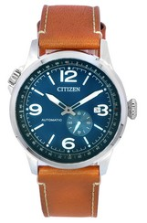 Relógio Masculino Citizen Piloto Azul Automático NJ0140-25L 100M