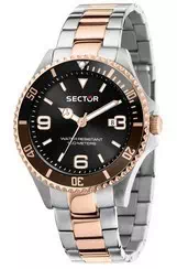 Sector 230 Black Dial Two Tone Stainless Steel Quartz R3253161019 100M Men\'s Watch