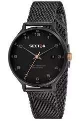 Sector 370 Black With Sandblast Dial Quartz R3253522005 Men\'s Watch