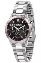 Sector 270 Chronograph Black Sunray Dial Stainless Steel Quartz R3253578017 Men\'s Watch