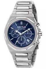 Sector 960 Chronograph Blue Dial Stainless Steel Quartz R3273628003 100M Men\'s Watch