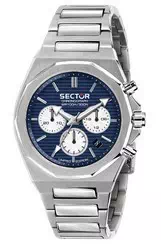 Sector 960 Chronograph Blue Dial Stainless Steel Quartz R3273628005 100M Men\'s Watch
