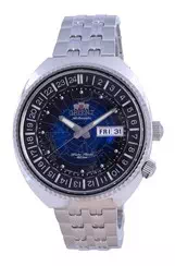 Relógio masculino RA-AA0E03L09C 200M automático do Orient World Map Revival Diver