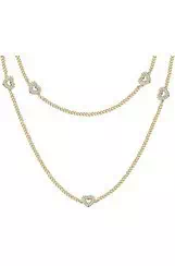 Morellato Incontri Gold Tone Stainless Steel SAUQ03 Women\'s Necklace
