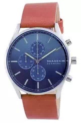 Relógio masculino Skagen Holst em aço inoxidável com cronógrafo de quartzo SKW6732
