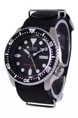 Seiko Automatic Diver\'s 200M NATO Strap SKX007K1-var-NATO4 Men\'s Watch
