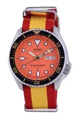 Seiko Automatic Diver\'s Japan Made Polyester SKX011J1-var-NATO29 200M Men\'s Watch