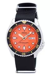 Seiko Automatic Diver\'s 200M NATO Strap SKX011J1-var-NATO4 Men\'s Watch