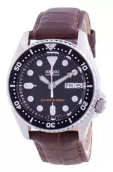 Seiko Automatic Diver\'s Black Dial SKX013K1-var-MS11 200M Men\'s Watch