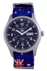 Relógio masculino Seiko 5 Sports automático de poliéster SNZG11K1-var-NATO30 100M