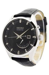 Seiko Kinetic Leather Strap SRN045P2 Men's Watch