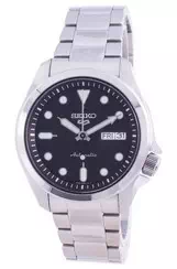 Relógio masculino Seiko 5 Sports Black Dial SRPE55 SRPE55K1 SRPE55K 100M automático