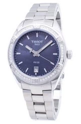 Tissot T-Classic PR 100 Lady Sport T101.910.61.121.00 T1019106112100 Diamond Accents Quartz Women\'s Watch