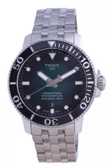 Tissot T-Sport Seastar 1000 Powermatic 80 Diver\'s Automatic T120.407.11.091.01 T1204071109101 300M Men\'s Watch