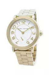 Relógio Marc Jacobs Riley MJ3470 de quartzo analógico para mulher, recondicionado