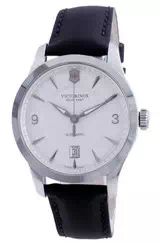 Victorinox Alliance Swiss Army mostrador branco automático 241871 100M relógio masculino