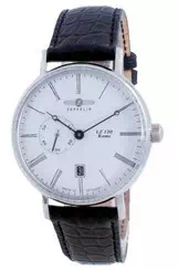 Relógio masculino Zeppelin LZ120 Rome White Dial Automatic 7104-1 71041