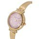 Anne Klein Gold Tone Crystal Accents Purple Dial Quartz 2244LVST Women's Watch