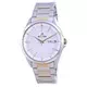 Relógio masculino Westar mostrador branco de dois tons de aço inoxidável de quartzo 50212 CBN 101