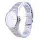 Relógio masculino Westar mostrador branco de dois tons de aço inoxidável de quartzo 50212 CBN 101