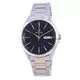 Relógio masculino Westar mostrador preto de aço inoxidável quartzo 50212 CBN 103