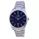 Relógio masculino Westar mostrador azul em aço inoxidável quartzo 50213 STN 104