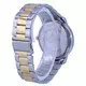 Relógio masculino Westar mostrador branco de dois tons de aço inoxidável de quartzo 50245 CBN 101
