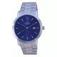 Relógio masculino Westar mostrador azul em aço inoxidável quartzo 50245 STN 104