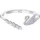 Swarovski 5258396 Swan Lake White Rhodium Plated Women's Bracelet