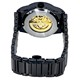 Bulova Modern Millennia Semi Skeleton Black Dial Automatic 98A291 Men's Watch