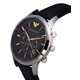Emporio Armani Chronograph Leather Black Dial Quartz AR11431 Men's Watch