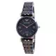 Relógio feminino Emporio Armani Gianni T-Bar Ceramic Quartz AR70005