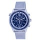 Citizen Chronograph Stainless Steel Mesh Blue Dial Eco-Drive AT0361-81L 100M Men's Watch