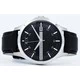 Armani Exchange Black Dial Leather Strap AX2101 Men's Watch
