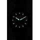Relógio masculino cronógrafo independente aço inoxidável mostrador preto quartzo BA2-644-51.G 100M