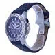 Relógio masculino Citizen Promaster MX cronógrafo mostrador azul Eco-Drive BL5571-09L 200M
