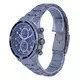 Citizen Brycen Titanium Chronograph Blue Dial Eco-Drive CA0349-51L 100M Men's Watch