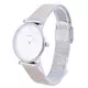 Cluse Triomphe White Dial Stainless Steel Quartz CW0101208003 Women's Watch