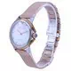 Citizen Ceci Diamond Accents Rose Gold Tone Stainless Steel Eco-Drive EM0796-75D Women's Watch