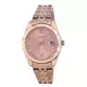 Fossil Scarlette Mini rosa tom ouro em aço inoxidável quartzo ES4898 relógio feminino