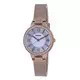 Fossil Virginia Crystal Accents White Dial Rose Gold Stainless Steel Quartz ES5111 Women's Watch